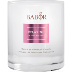 Połączenie świecy zapachowej i wosku do masażu. Calming Massage Candle