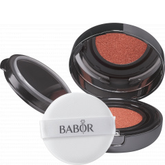 Półpłynny róż w poduszeczce, idealny na co dzień do torebki lub podczas podróży. Cushion Blush 01 peach