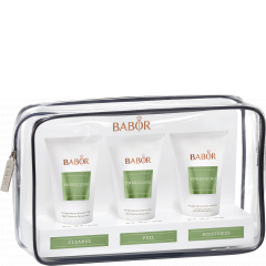 Kompleksowa pielęgnacja ciała - mini produkty w praktycznej kosmetyczce. Orzeźwiający aromat cytrusów. Zestaw Babor SPA Energizing w praktycznej kosmetyczce.