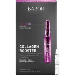 Koncentrat substancji czynnych w ampułkach o działaniu ujędrniającym. Collagen Booster